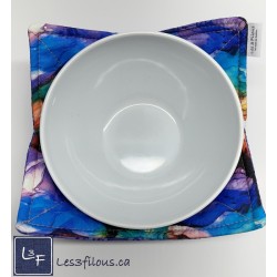 Aquarelle Multicouleur Chauffe Plat pour micro-onde, BOL-247