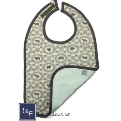 Animaux de la Ferme Bavette Bavoir pour Adulte Format REG BAA-174P