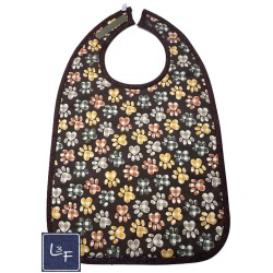 Pattes Chiens Chats Bavette Bavoir pour Adulte Format REG BAA-180P