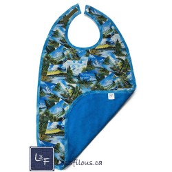 Paysage Montagne Nature Bavette Bavoir pour Adulte Format XL BAA-185P