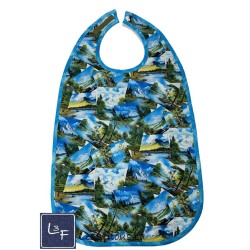 Paysage Montagne Nature Bavette Bavoir pour Adulte Format XL BAA-185P