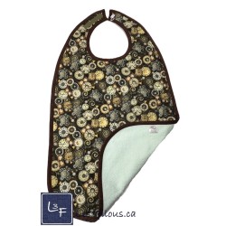 Horloge Cadran Bavette Bavoir pour Adulte format XL BAA-186P