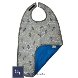 Oiseaux Bavette Bavoir pour Adulte Format XL BAA-189P