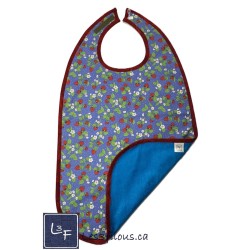 Fraises Bavette Bavoir pour Adulte Format XL BAA-191p