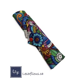 Mandala Pochette à Ustensiles Roulable et Réutilisable (Ustensiles inclus) UST-039