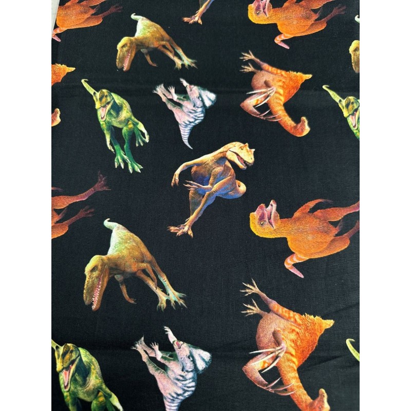 Dinosaure Préhistoie Tissu TIS-0874