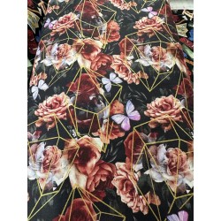 Fleurs et Papillon TIS-1036