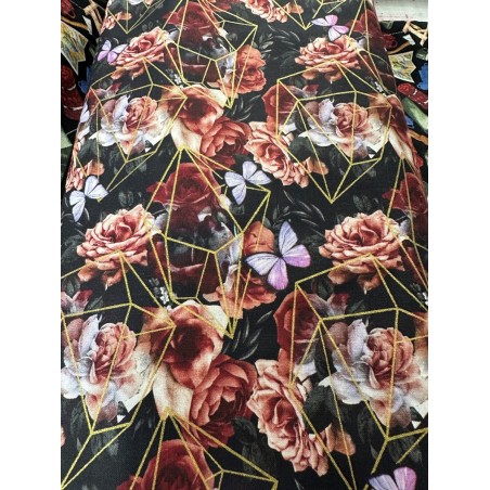 Fleurs et Papillon TIS-1036