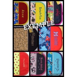 Nautique Bateau Ancre Voilier Napperon avec Pochette Personnalisé Prêt à Broder NAP-407P