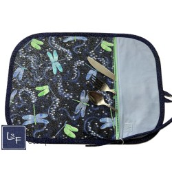 Libellules Napperon avec Pochette Personnalisé Prêt à Broder NAP-399P