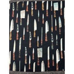 Cuisine Couteaux de Chef  Tissu TIS-0836