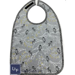 Oiseaux Bavette Bavoir pour Adulte Format REG BAA-201P