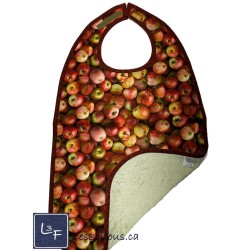 Pommes Bavette Bavoir pour Adulte Format XL BAA-203P
