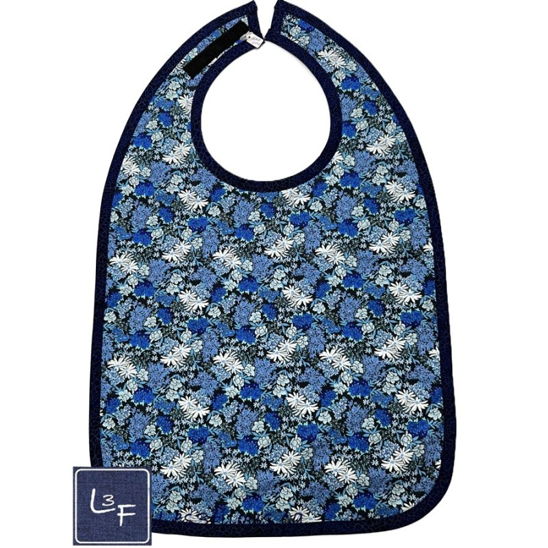 Fleurs Bavette Bavoir pour Adulte Format REG BAA-204P