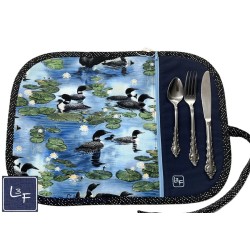 Canards Huards Napperon avec Pochette Personnalisé Prêt à Broder NAP-467P