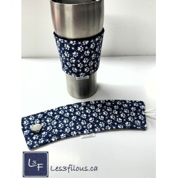 Pattes Chiens  Chats Manchon pour Tasse à café ( boisson chaude) réutilisable MAN-010