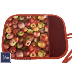 Pommes Napperon avec Pochette Personnalisé Prêt à Broder NAP-484P