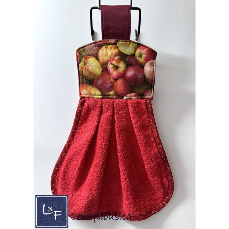 Pommes Serviette de cuisine accrochable après la poignée du four EP-072