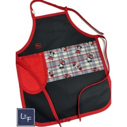 Tablier Enfant Minnie Mouse Essuie-mains Prêt à Broder TEN-379P