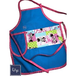 Tablier Enfant Minnie Mouse Essuie-mains Prêt à Broder TEN-380P