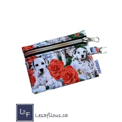 Porte-clés Porte-monnaie 3-en-1 Dalmatiens | Les 3 Filous