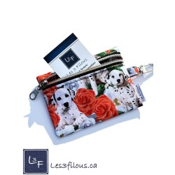 Porte-clés Porte-monnaie 3-en-1 Dalmatiens | Les 3 Filous