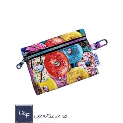 Porte-clés Porte-monnaie 3-en-1 Beignets Donuts | Les 3 Filous