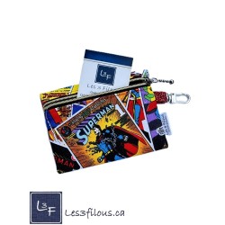 Porte-clés Porte-monnaie 3-en-1 Superman | Les 3 Filous