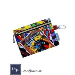Porte-clés Porte-monnaie 3-en-1 Superman | Les 3 Filous