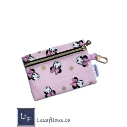 Porte-clés Porte-monnaie 3-en-1 Souris Minnie | Les 3 Filous