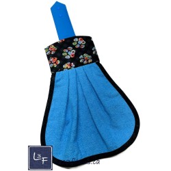Serviette de cuisine à suspendre et attachable – Pattes de Chiens| les 3 Filous