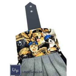 Serviette de cuisine à suspendre et attachable – Chiens Amusant| les 3 Filous
