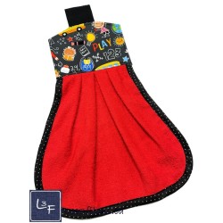 Serviette de cuisine à suspendre et attachable – École | les 3 Filous
