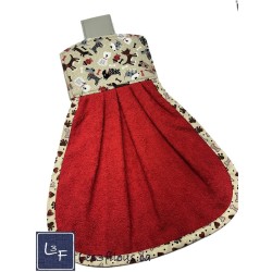 Serviette de cuisine à suspendre et attachable – Chiens| les 3 Filous