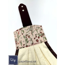 Serviette de cuisine à suspendre et attachable – Silhouette de Chats| les 3 Filous