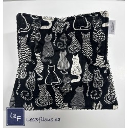 Chats  Silouhettes Tissu TIS-0553*