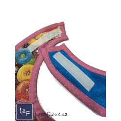 Bavette Bavoir Adulte absorbant - Beignes Donuts| 3 Filous