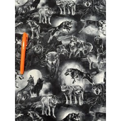 Loups Wolf Tissu TIS-1391