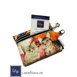 Porte-clés Porte-monnaie chats | Les 3 Filous