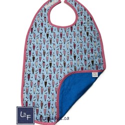 Bavette & Bavoir Adulte absorbant - Lait Frappé