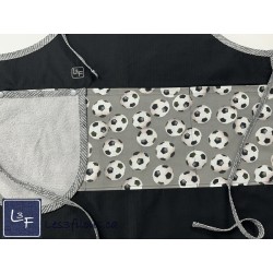 Tablier Adulte Brodé avec Essuie-Mains Amovible - soccer