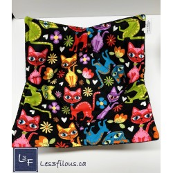 Chats Multicouleurs-chauffe-plat-pour-micro-onde format large - Les 3 Filous