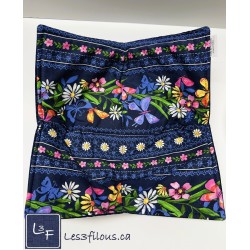 fleurs lignées-chauffe-plat-pour-micro-onde format large - Les 3 Filous