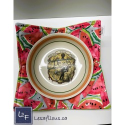 Melon D'eau -chauffe-plat-pour-micro-onde format large - Les 3 Filous