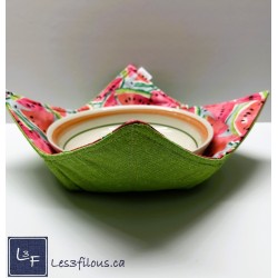 Melon D'eau -chauffe-plat-pour-micro-onde format large - Les 3 Filous