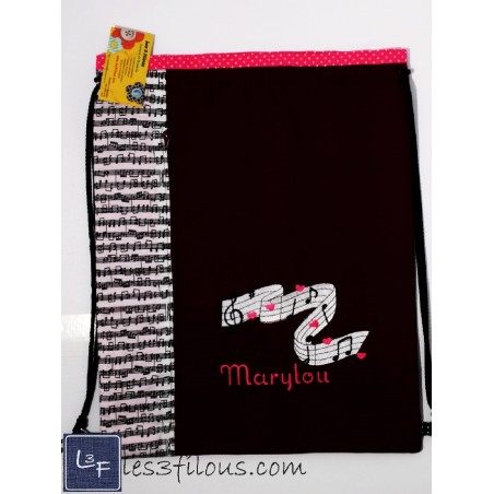 Sac de Gym Musique SEP-002