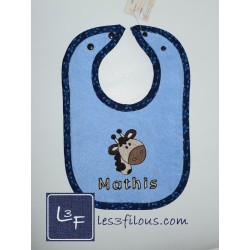 Girafe Débarbouillette Brodée et Personnalisée DEB-041