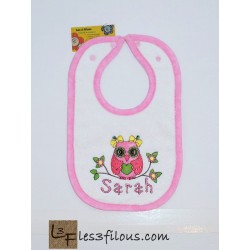 Hibou Serviette Capuchon Brodée et Personnalisée DOU-036