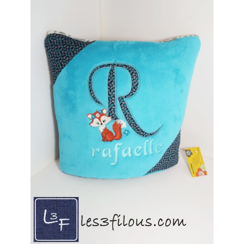 Coussin Couverture Prénom Renard CC-026