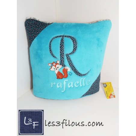 Coussin Couverture Prénom Renard CC-026